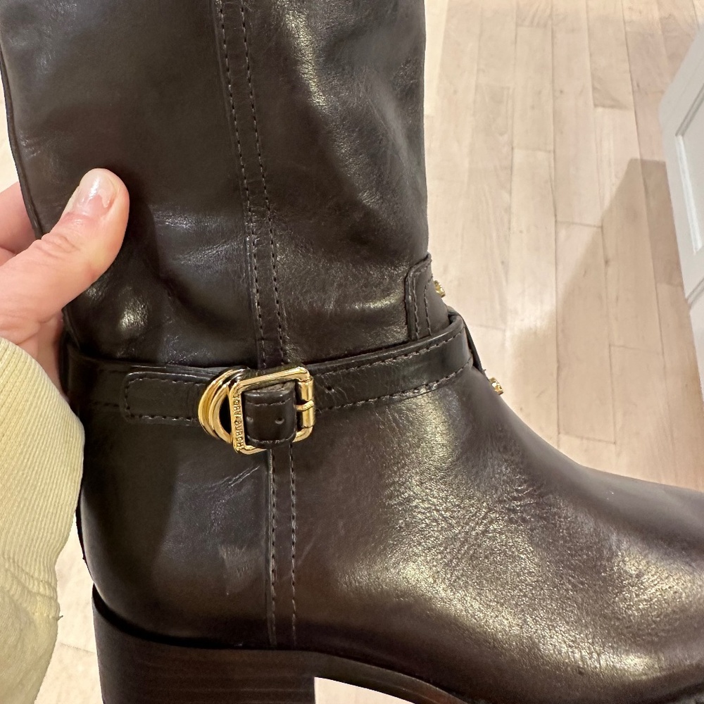 Tory Burch Chocolate Brown Riding Boots (New, Never Worn) - Nordstrom Sale Find!